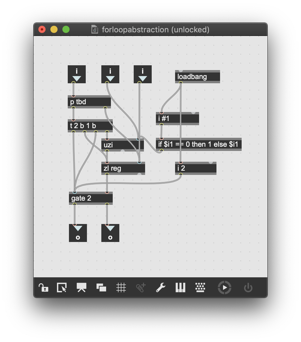 programming loops in Max - MaxMSP Forum | Cycling '74